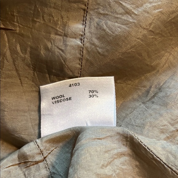 Plaid Tan Skirt with Lace-Up Detail - Picture 6 of 6